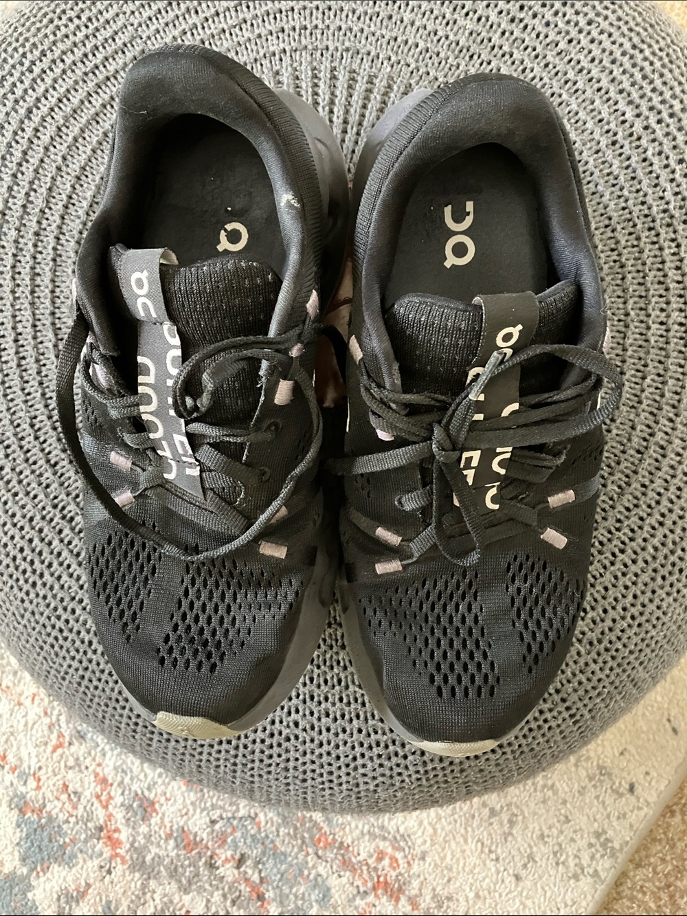 On Running Women's Black Athletic Running Shoes - Picture 2 of 7